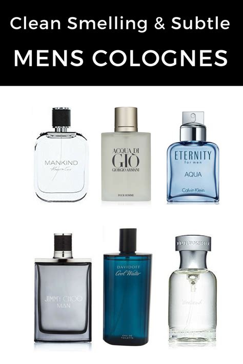 best clean smelling men's cologne.